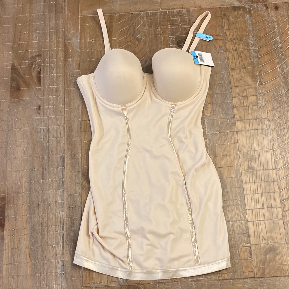 Maidenform Cream Shapewear Bustier NWT 38C